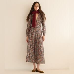 Doen Charleston Dress in Wildberry Thicket XS